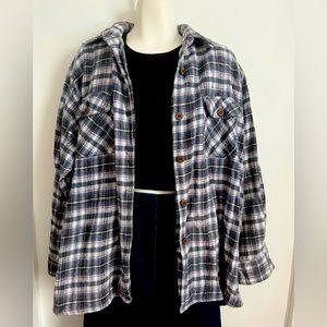 Baggy button up sweater